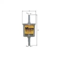 Filtru combustibil uni 2108-1117010-81