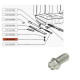 Șurub mecanism scaun M8x16 2105-6810054